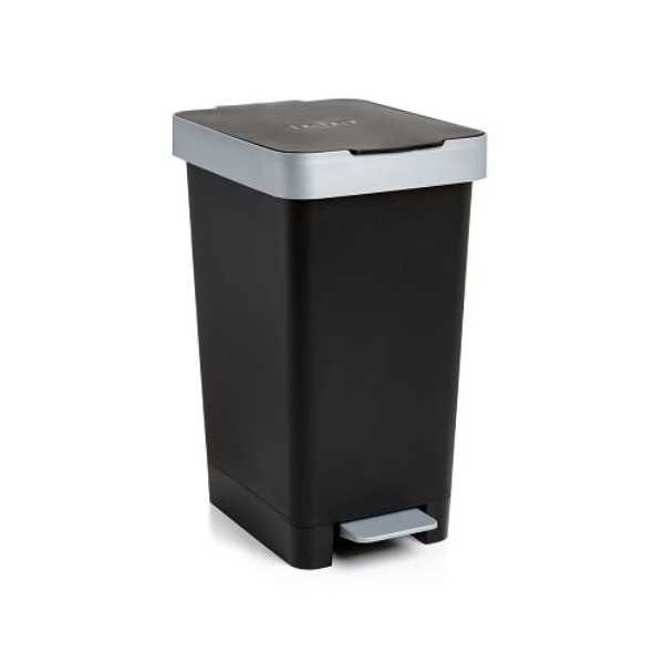 Cubo Pedal 25 litros Smart Negro 1021027 [LOTE DE 2 Unidades] TATAY
