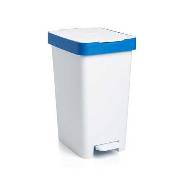 Cubo Pedal 25 litros Smart Azul Reciclaje 1021000 [LOTE DE 2 Unidades] TATAY