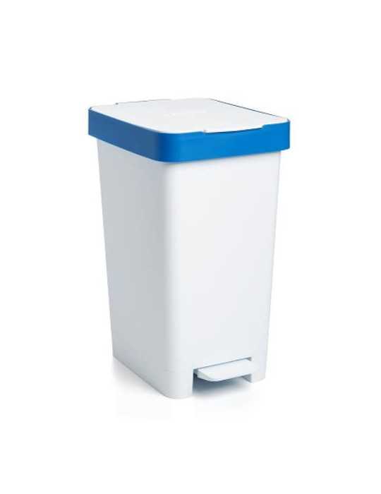 Cubo Pedal 25 litros Smart Azul Reciclaje 1021000 [LOTE DE 2 Unidades] TATAY