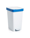 Cubo Pedal 25 litros Smart Azul Reciclaje 1021000 [LOTE DE 2 Unidades] TATAY