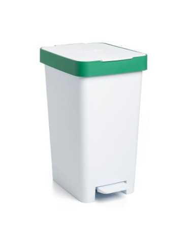 Cubo Pedal 25 litros Smart Verde Reciclaje [LOTE DE 2 Unidades] TATAY