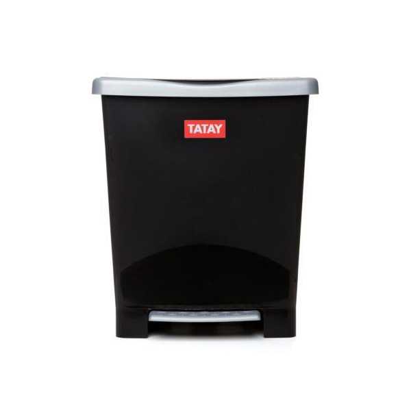 Cubo Pedal Milenium Negro 23L 1101427 [LOTE DE 2 Unidades] TATAY