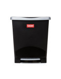 Cubo Pedal Milenium Negro 23L 1101427 [LOTE DE 2 Unidades] TATAY