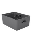 Set 4 Cestas 1X15L+1X5L+2X1,5L Baobab Gris Antra [LOTE DE 2 Unidades] TATAY
