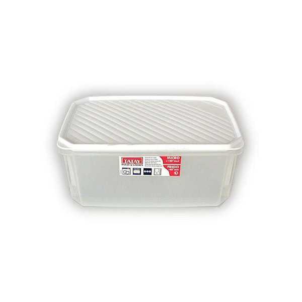 Contenedor Alimentos 4.7 L Blanco 1162201 [LOTE DE 4 Unidades] TATAY