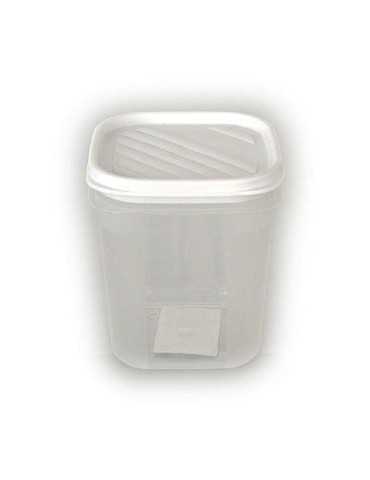 Contenedor Alimentos 0.7 L Bco. cuadrado 1160301 [LOTE DE 12 Unidades] TATAY