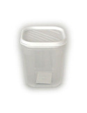 Contenedor Alimentos 0.7 L Bco. cuadrado 1160301 [LOTE DE 12 Unidades] TATAY