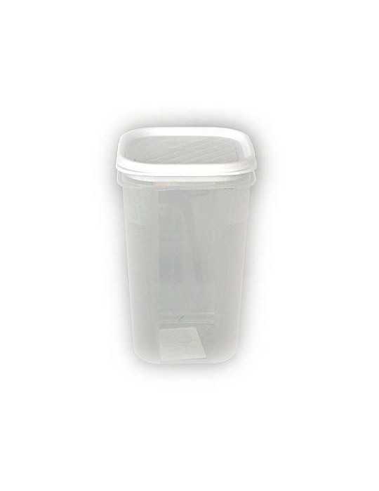 Contenedor Alimentos 1 L Blanco Cuadrado 1160401 [LOTE DE 10 Unidades] TATAY