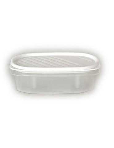 Contenedor Alimentos 0.5 L Blanco Oval 1163001 [LOTE DE 10 Unidades] TATAY