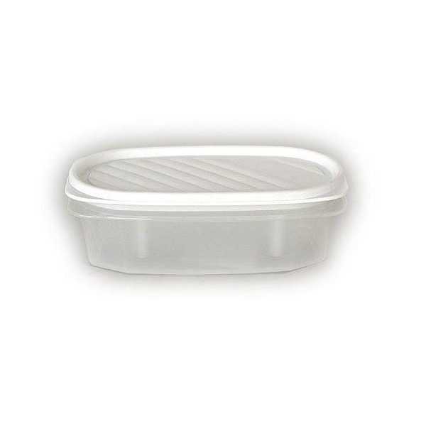 Contenedor Alimentos 0.5 L Blanco Oval 1163001 [LOTE DE 10 Unidades] TATAY