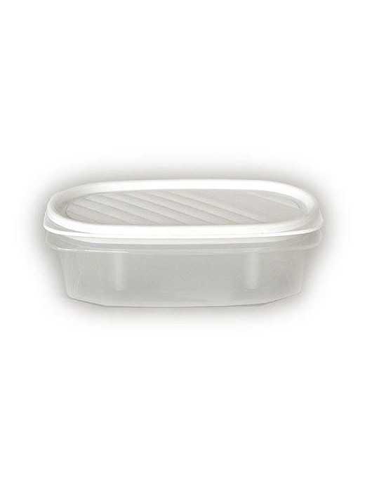 Contenedor Alimentos 0.5 L Blanco Oval 1163001 [LOTE DE 10 Unidades] TATAY