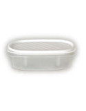 Contenedor Alimentos 0.5 L Blanco Oval 1163001 [LOTE DE 10 Unidades] TATAY