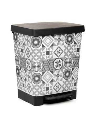 Cubo Pedal Cubik 23 L.deco Hydraulic 1020500 [LOTE DE 2 Unidades] TATAY