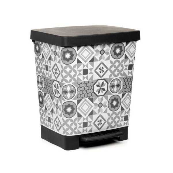 Cubo Pedal Cubik 23 L.deco Hydraulic 1020500 [LOTE DE 2 Unidades] TATAY