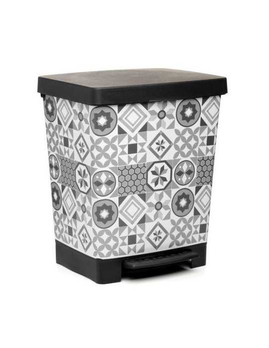 Cubo Pedal Cubik 23 L.deco Hydraulic 1020500 [LOTE DE 2 Unidades] TATAY