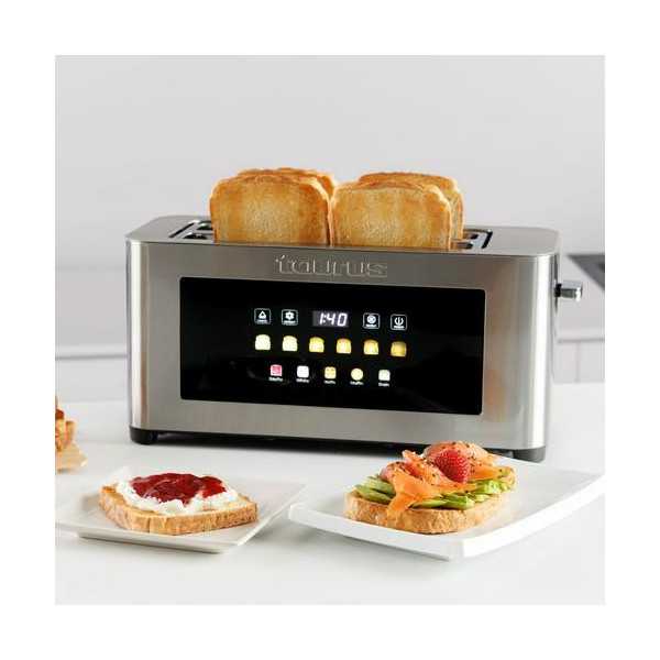 Tostador 1400W 2 Ranuras Extralargas TAURUS