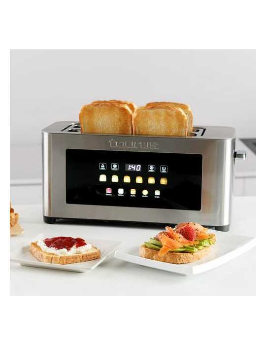 Tostador 1400W 2 Ranuras Extralargas TAURUS