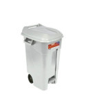 Contenedor Jardín 120 L con Pedal Blanco ECO 443138 TAYG