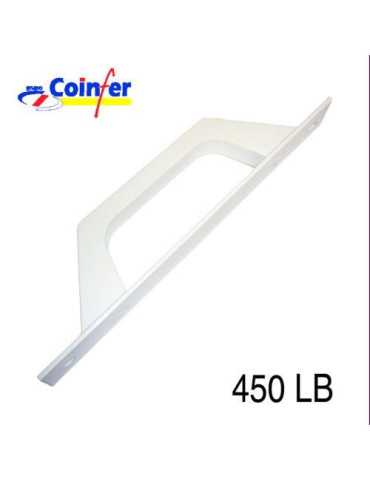 Asa Aluminio para Corredera Blanco 450 [LOTE DE 6 Unidades] TECNAC