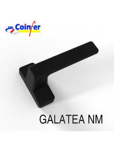 Juego Manillas Galatea 6 Agujeros Negro 3261 [LOTE DE 4 Unidades] TECNAC