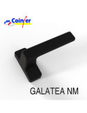 Juego Manillas Galatea 6 Agujeros Negro 3261 [LOTE DE 4 Unidades] TECNAC