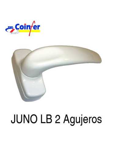 Juego Manillas Juno 2 Agujeros Blanco 3280/2B [LOTE DE 4 Unidades] TECNAC