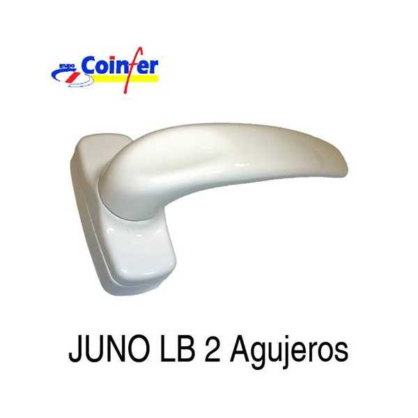 Juego Manillas Juno 2 Agujeros Blanco 3280/2B [LOTE DE 4 Unidades] TECNAC