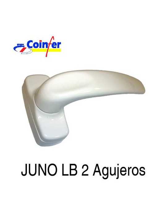 Juego Manillas Juno 2 Agujeros Blanco 3280/2B [LOTE DE 4 Unidades] TECNAC