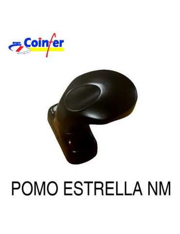 Juego Pomo Manilla Estrella Color Negro 3296 [LOTE DE 2 Unidades] TECNAC