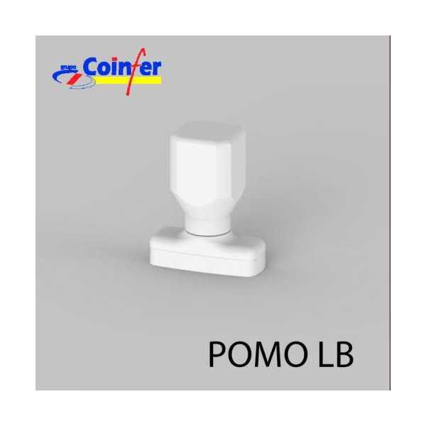 Pomo Jupiter Blanco 3297LB (Juego) [LOTE DE 4 Unidades] TECNAC
