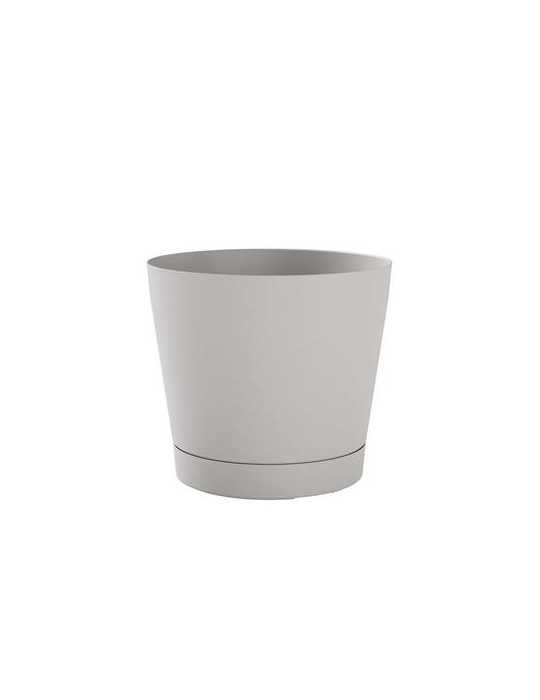 Maceta con Reserva Agua+plato 29CM. BCA. Cloud Orione [LOTE DE 2 Unidades] TERAPLAST