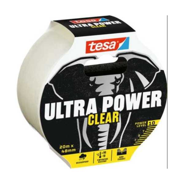 Cinta Ultra Power Clear 20M:48MM 56497 [LOTE DE 2 Unidades] TESA