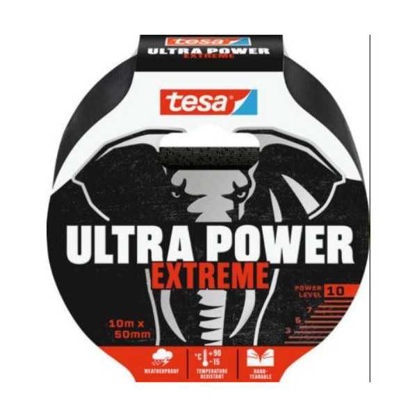 Cinta Ultra Power Extreme 10M:50MM 56622 [LOTE DE 2 Unidades] TESA