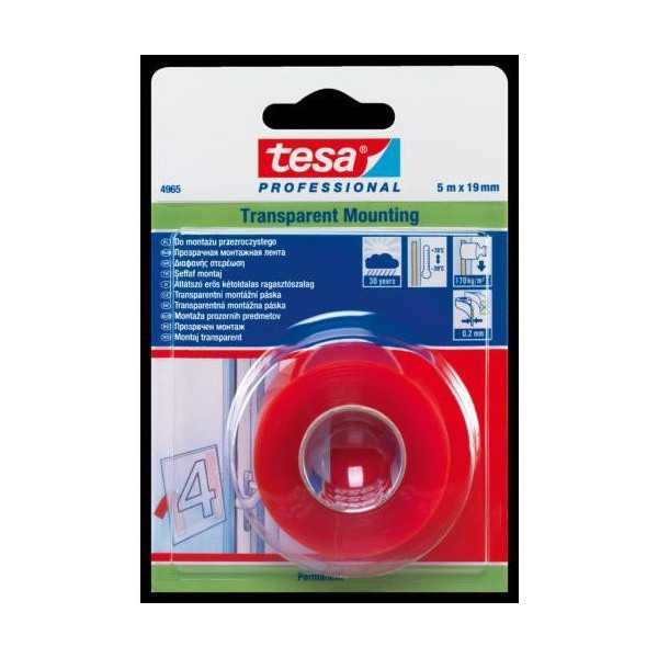 Cinta Fijación 2 Caras Transparente 1,5M.X19MM [LOTE DE 8 Unidades] TESA