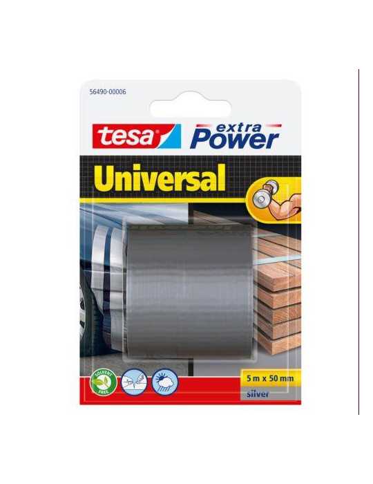 Rollo Cinta Americana Gris 5X50 56490 [LOTE DE 6 Unidades] TESA