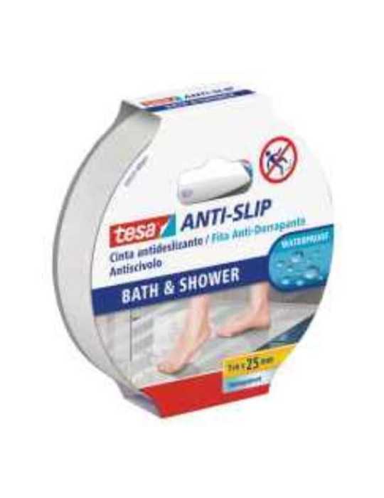 Antideslizante Baños y Duchas 5METROSX25MILIMETROS [LOTE DE 4 Unidades] TESA