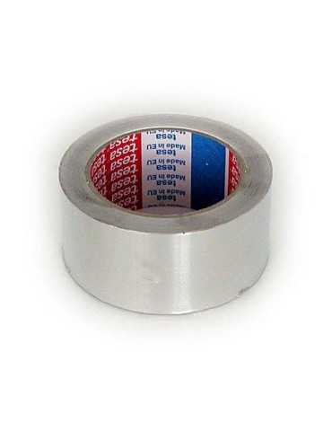 Cinta Adhesiva Aluminio con Protector 25X50 63652 [LOTE DE 4 Unidades] TESA