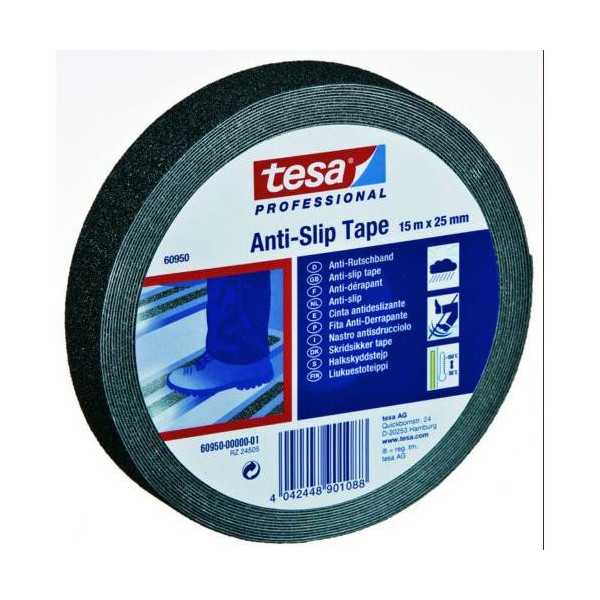 Antideslizante Negro 15 M.X25 mm 60950 [LOTE DE 2 Unidades] TESA