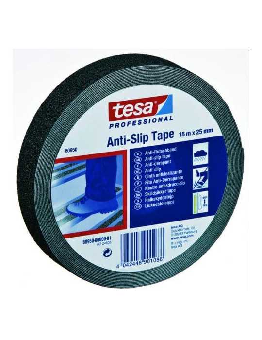 Antideslizante Negro 15 M.X25 mm 60950 [LOTE DE 2 Unidades] TESA