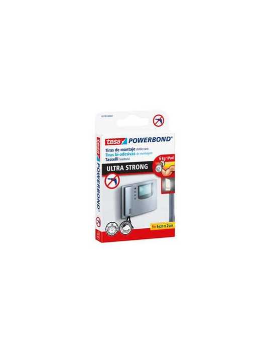 Cinta Doble Cara 9 Tiras Powerbond [LOTE DE 4 Unidades] TESA