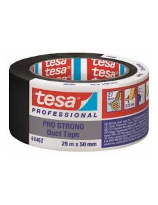 Rollo Cinta Americana ECO 50X50 Negra 66462-2 [LOTE DE 2 Unidades] TESA