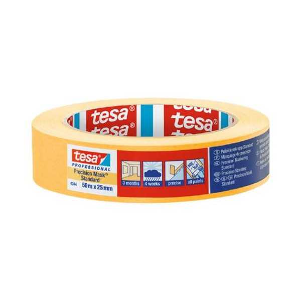 Cinta Precision Mask Standard, 50M X 25MM [LOTE DE 6 Unidades] TESA