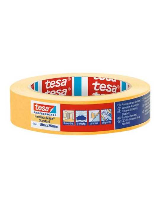 Cinta Precision Mask Standard, 50M X 25MM [LOTE DE 6 Unidades] TESA