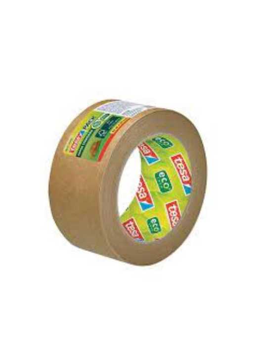 Cinta Embalaje Papel Standard Tesapack ECO 50X50 [LOTE DE 6 Unidades] TESA