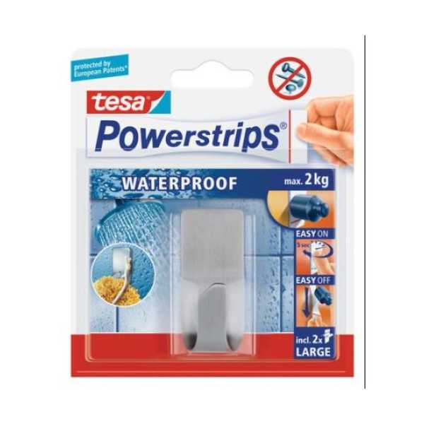 Gancho Acero Waterproof 59707 [LOTE DE 4 Unidades] TESA