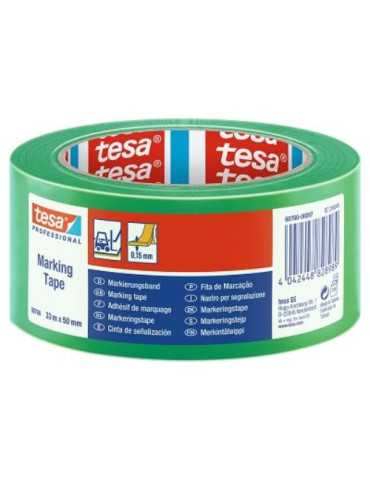 Cinta Señalizadora Verde 33MX50MM 60760-00097-15 [LOTE DE 4 Unidades] TESA