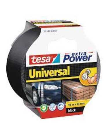 Cinta Americana Extra Universal 10M X 50MM Negra [LOTE DE 4 Unidades] TESA