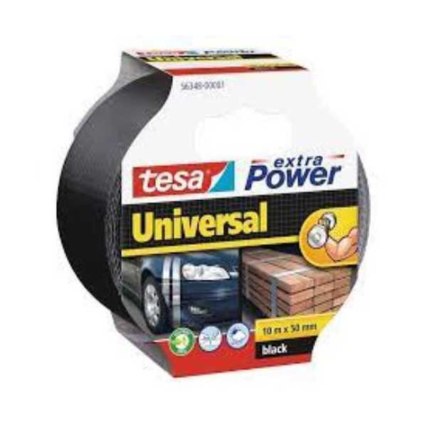 Cinta Americana Extra Universal 10M X 50MM Negra [LOTE DE 4 Unidades] TESA