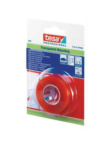 Cinta Montaje Transp. premium 5MX19MM. BLISTER 66965 [LOTE DE 4 Unidades] TESA