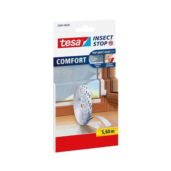 Cinta Velcro Blanco 5.6M 55387 [LOTE DE 4 Unidades] TESA